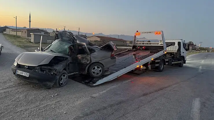 Konya'da ölümlü kaza!