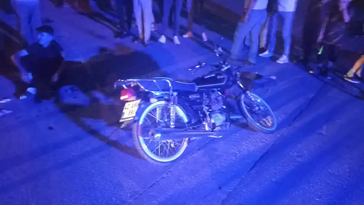 Konya'da otomobil ile motosiklet çarpıştı: 1 yaralı