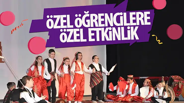 Konya'da özel öğrencilerden anlamlı etkinlik