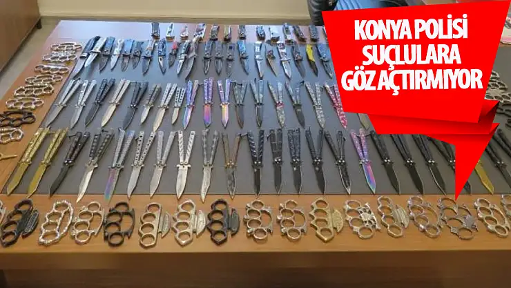 Konya'da polisten sıkı denetim!