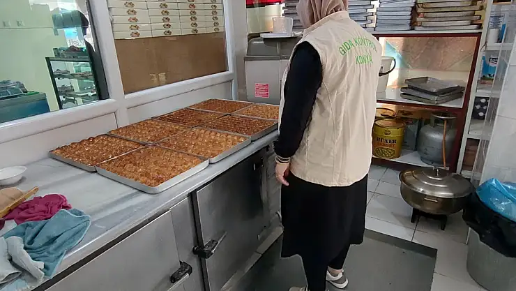 Konya'da Ramazan Bayramı öncesi gıda denetimi gerçekleştirildi