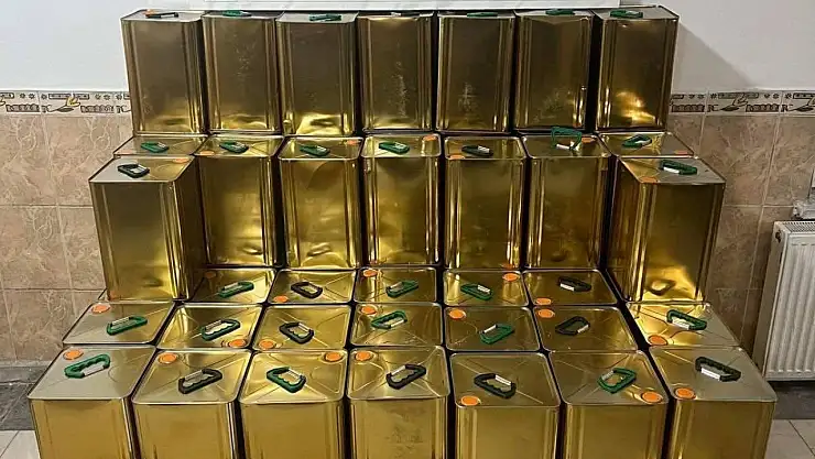 Konya'da sahte zeytinyağı ele geçirildi