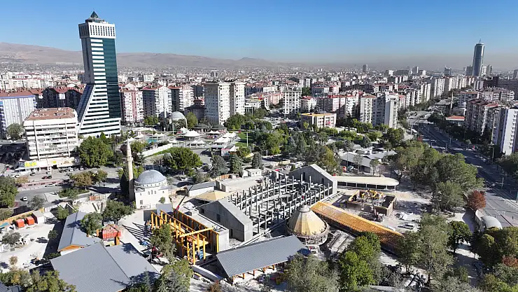 Konya'da Sıfır Karbon Şehir Kütüphanesi tamamlanıyor