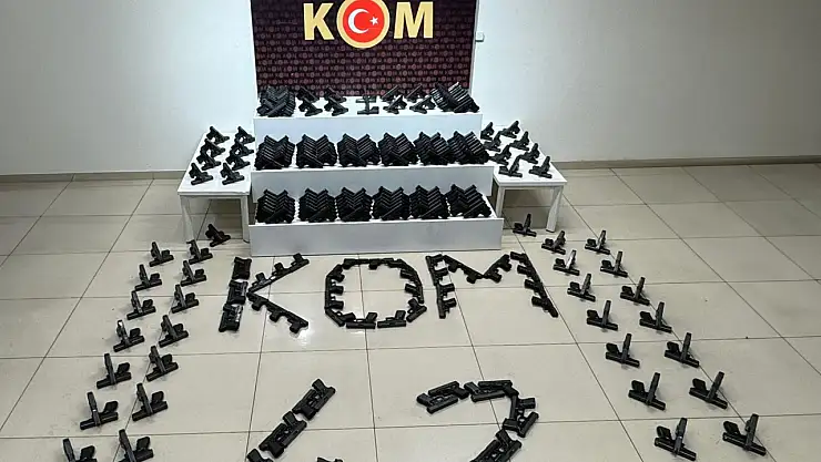 Konya'da silah kaçakçılığı operasyonu