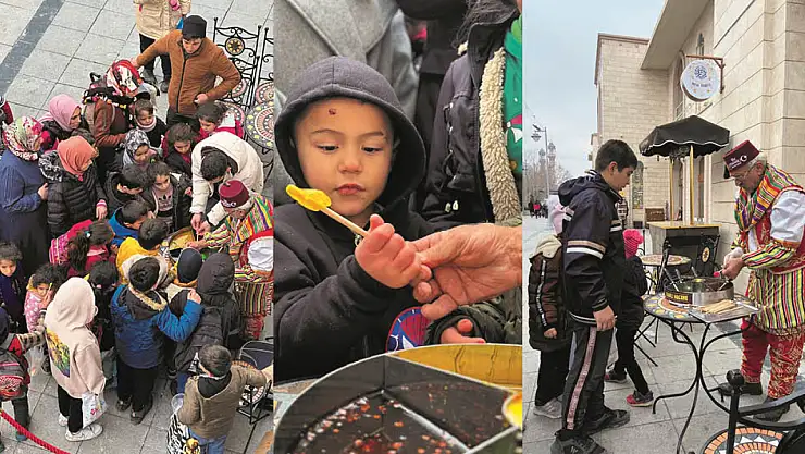 Konya'da şivlilikte Osmanlı Macunu dağıtıldı