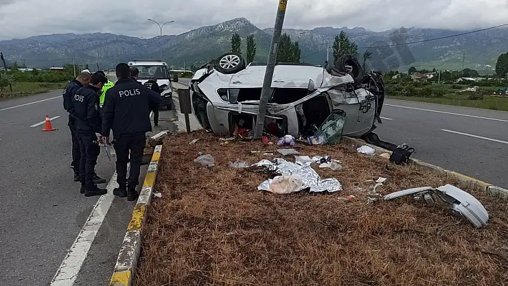 Konya'da talihsiz kaza