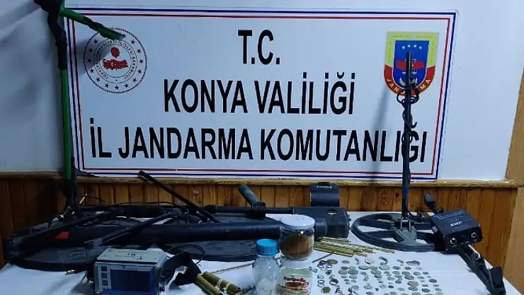 Konya'da tarihi eser kaçakçılığında hazine ele geçirildi!