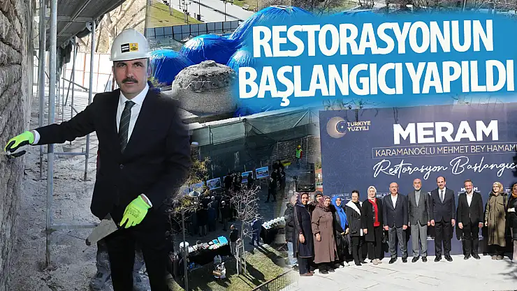 Konya'da Tarihi Meram Hamamı, Yeniden İhya Edilerek Oyuncak Müzesine Dönüşüyor