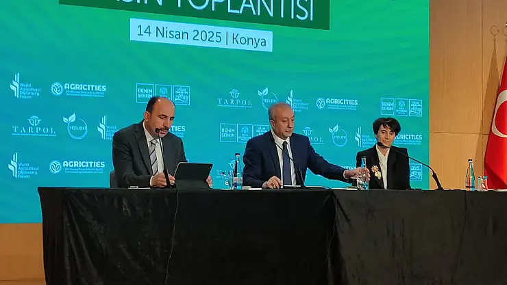 Konya'da Tarım Diplomasi forumu basın toplantısı düzenledi