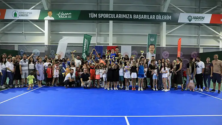 Konya'da tenis şampiyonları belli oldu!