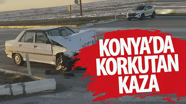 Konya'da trafik kazası: 1 yaralı
