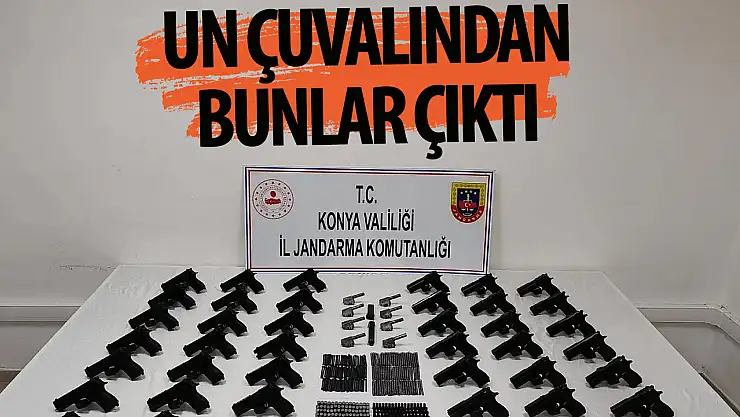 Konya' da un çuvalından çıkanlar hayrete düşürdü