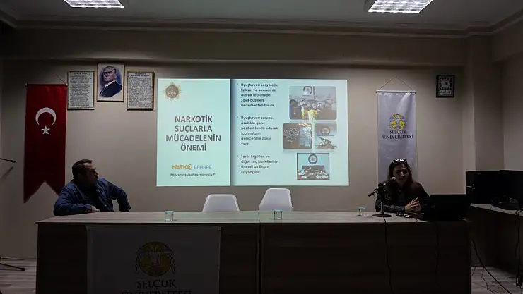 Konya'da üniversite öğrencilerine bağımlılıkla mücadele eğitimi verildi!