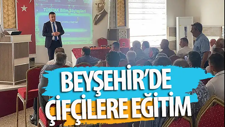 Konya'da üreticilere yönelik toplantı düzenlendi