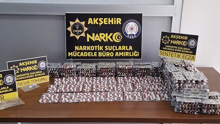 Konya'da uyuşturucu tüccarlarına geçit yok: 3 gözaltı!