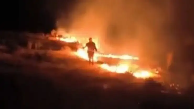 Konya'da yangın!