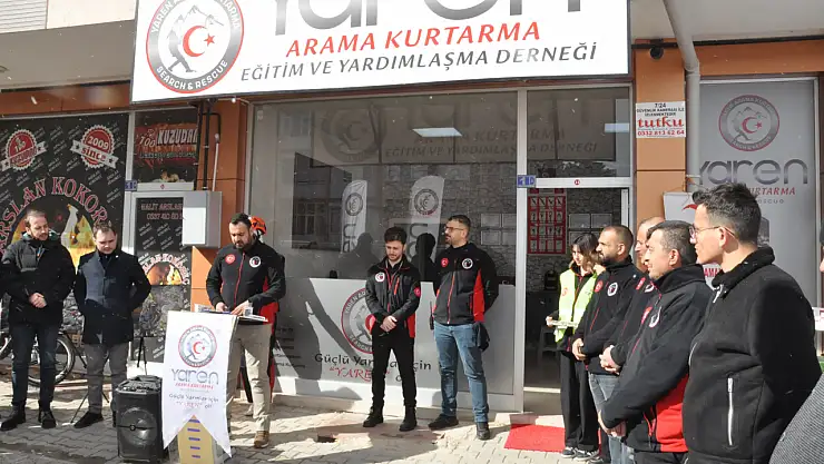 Konya'da Yaren Arama Kurtarma Eğitim ve Yardımlaşma Derneği açıldı
