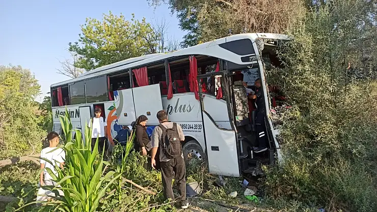Konya'da yolcu otobüsü yoldan çıktı: 7 yaralı