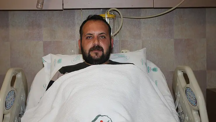 Konya'da yürümekte zorluk çeken hastanın ayağından çıkan parça hayrete düşürdü