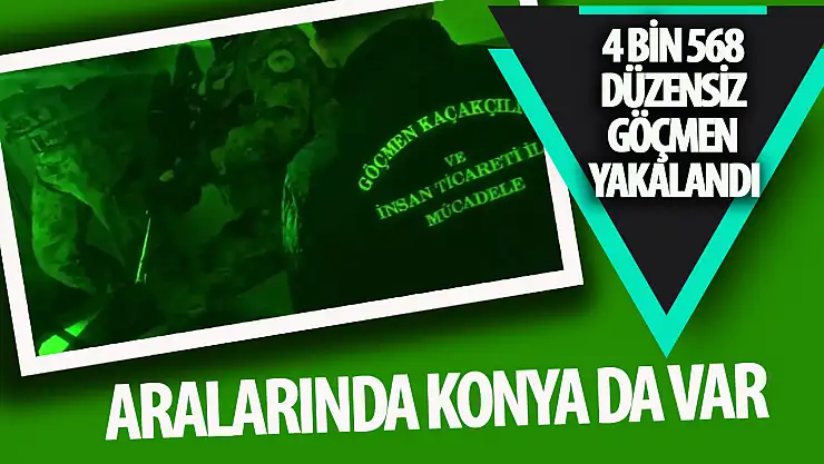 Konya dahil 37 ilde  Kalkan-4 operasyonu