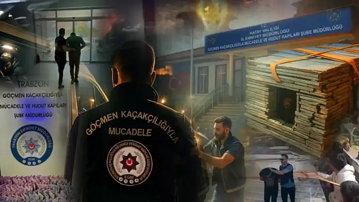 Konya dahil 51 ilde göçmen kaçakçılarına operasyon: 273 gözaltı!