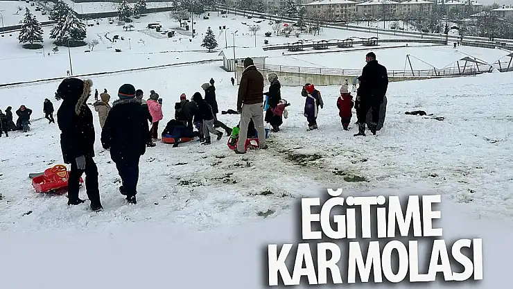 Konya'daki 5 ilçede eğitime kar engelli!