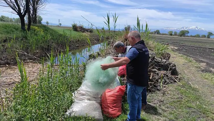 Konya'daki Beyşehir Gölü'nde kaçak su ürünleri avcılığına ceza işlem uygulandı!