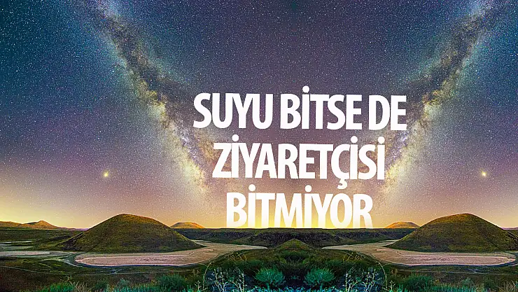 Konya'daki bu göl kurusa da ziyaretçi akınına uğruyor!