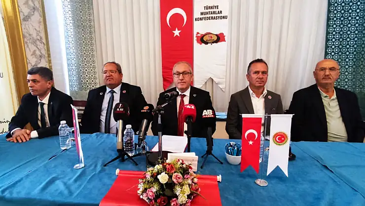 Konya'daki muhtarlar bir araya geldi: Seçim tarihi belli oldu!