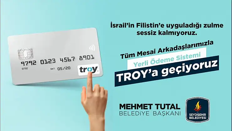Konya'daki o belediyede Troy Kart'a Geçiyor!