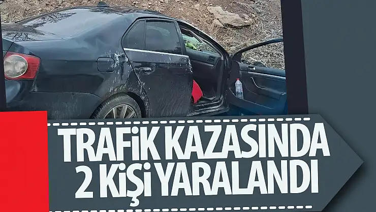 Konya'daki trafik kazasında 2 kişi yaralandı