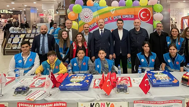 Konya'dan dünyanın dört bir yanına 'Çocuk Hakları Her Yerde'