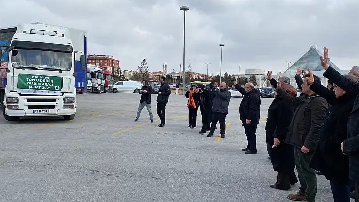 Konya'dan Malatya'ya hayır kervanı: Depremzede çiftlere destek