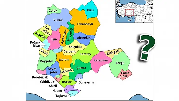 Konya'dan sadece 1 ilçe var! Adım adım il olmak için gün sayıyor...