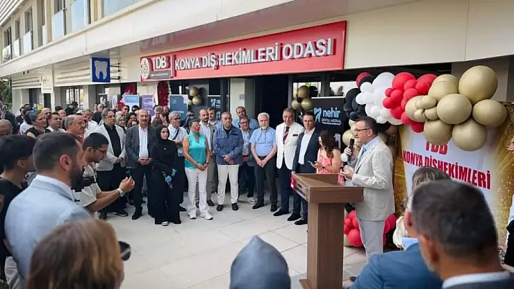 Konya Diş Hekimleri Odası'nın yeni hizmet binası açıldı