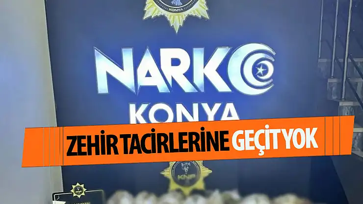 Konya Emniyetinden dev operasyon: 7 Gözaltı!