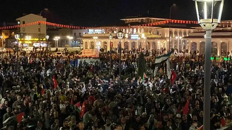 Konya Filistin için dev yürüyüş: İsrail protesto edilecek!