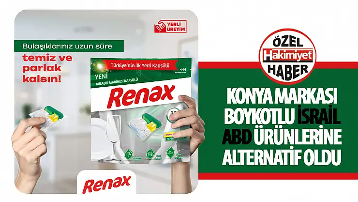Konya Firması Renax, Temizlik Ürünleri İle İsrail Ürünlerine Alternatif Oldu