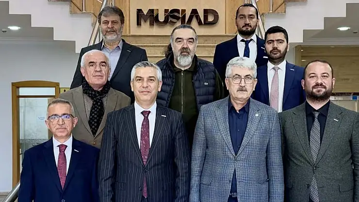 Konya Gazeteciler Cemiyeti'nden MÜSİAD'a hayırlı olsun ziyareti!
