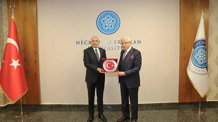 Konya İl Emniyet Müdürü Yüksek'ten NEÜ Rektörü Zorlu'ya ziyaret