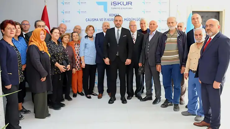 Konya İŞKUR'da vefa buluşması