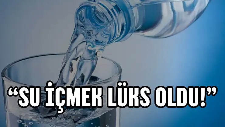 Konya İstanbul'u solladı: 33 TL'lik su tepki çekti!