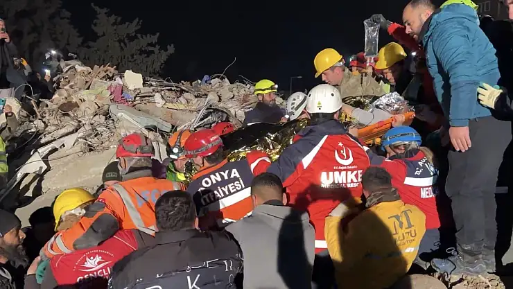 Konya İtfaiyesi, 6 Şubat depremlerinde yaşadıklarını hatırlattı