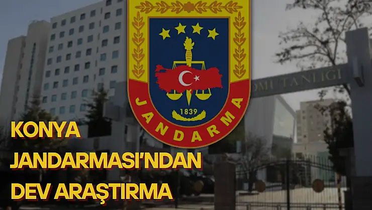 Konya Jandarması'ndan dev siber suç araştırması: Bin 389 dijital içeriğe yasal işlem!