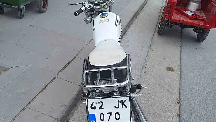 Konya Karapınar'da motosiklet kazası