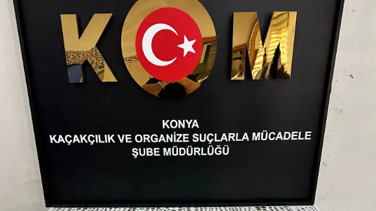 Konya KOM ekiplerinden tarihi eser kaçakçılığına darbe: 1 gözaltı!