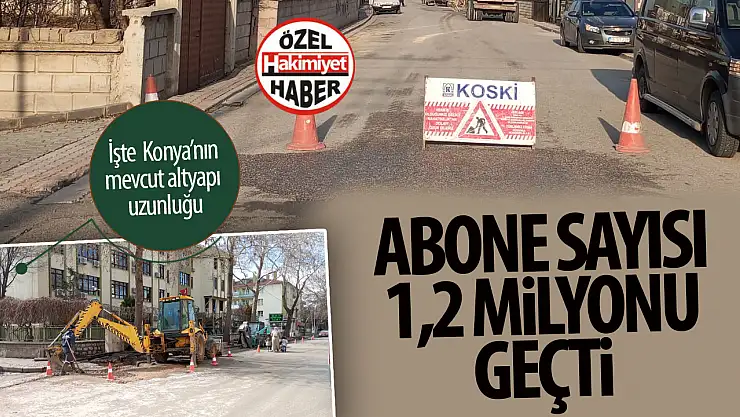 Konya KOSKİ'den Dev Altyapı Hizmeti: 2,3 Milyon Kişiye Kesintisiz Hizmet
