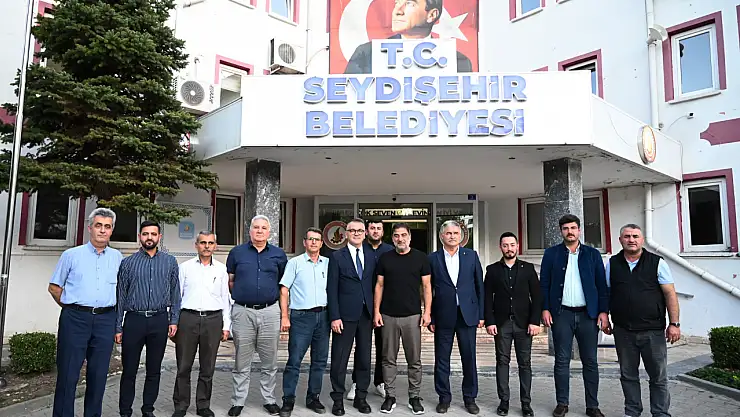 Konya Milletvekili Karaman'dan Seydişehir Belediye Başkanı Ustaoğlu'na ziyaret