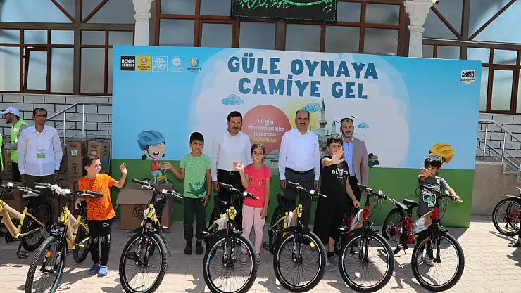 Konya'nın 31 ilçesinde bisiklet dağıtımı tamamlandı