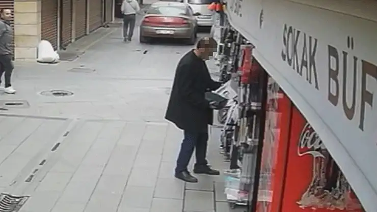 Konya'nın en işlek çarşısında müşteri gibi geldi, esnafa zarar ettirdi